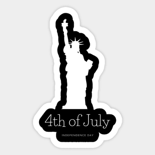 4th of July Sticker